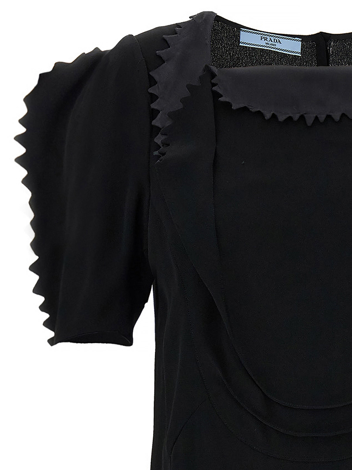 Prada Schwarze Viskose-Tanktops