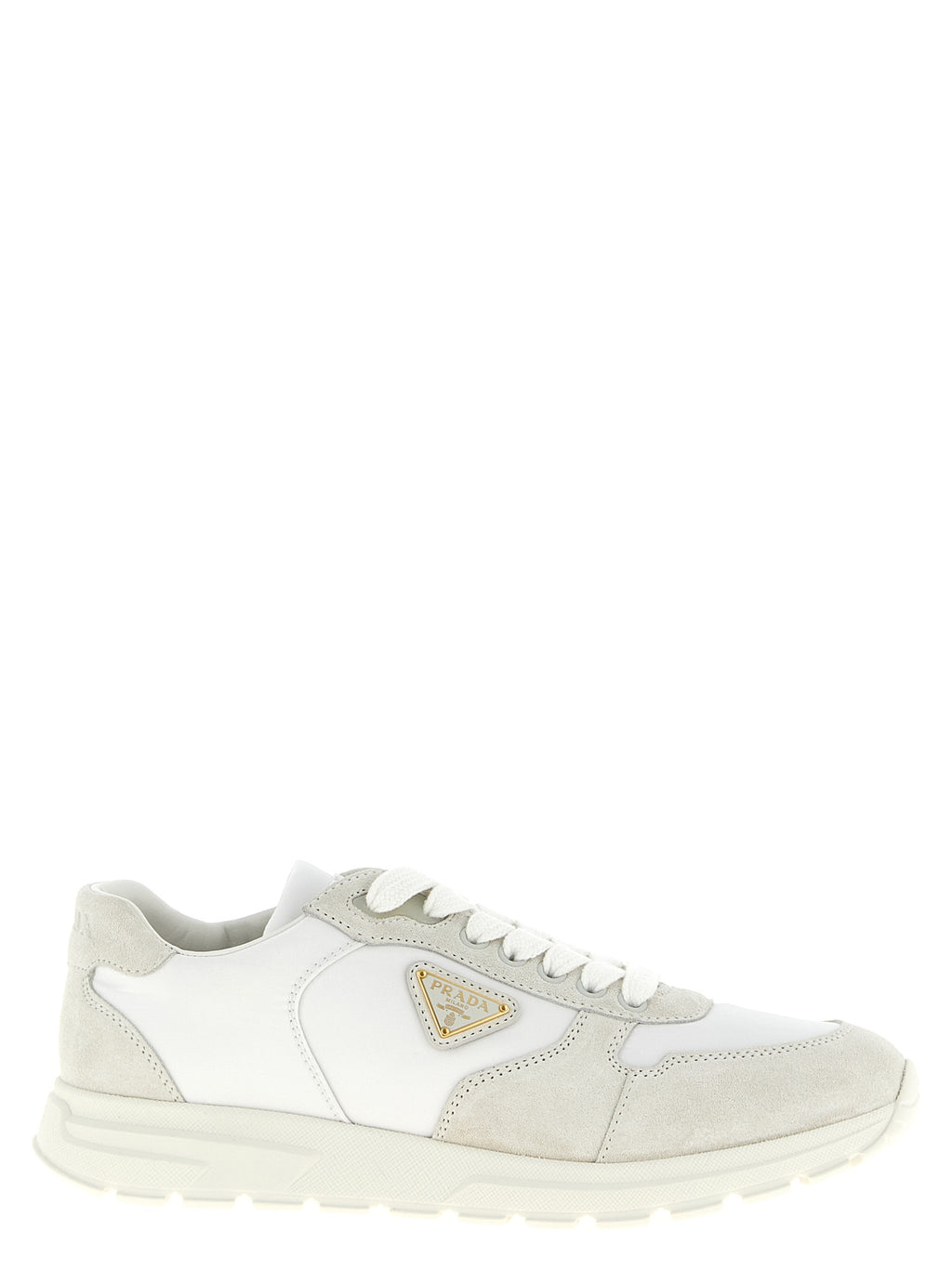 Prada Weiße Polyamid-Low-Top-Sneaker