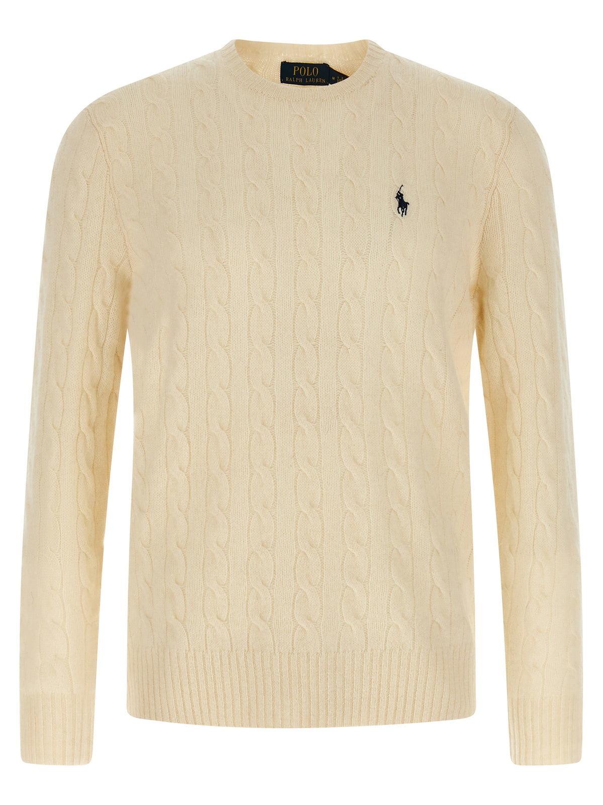 Polo Ralph Lauren Weißer Wollcardigan