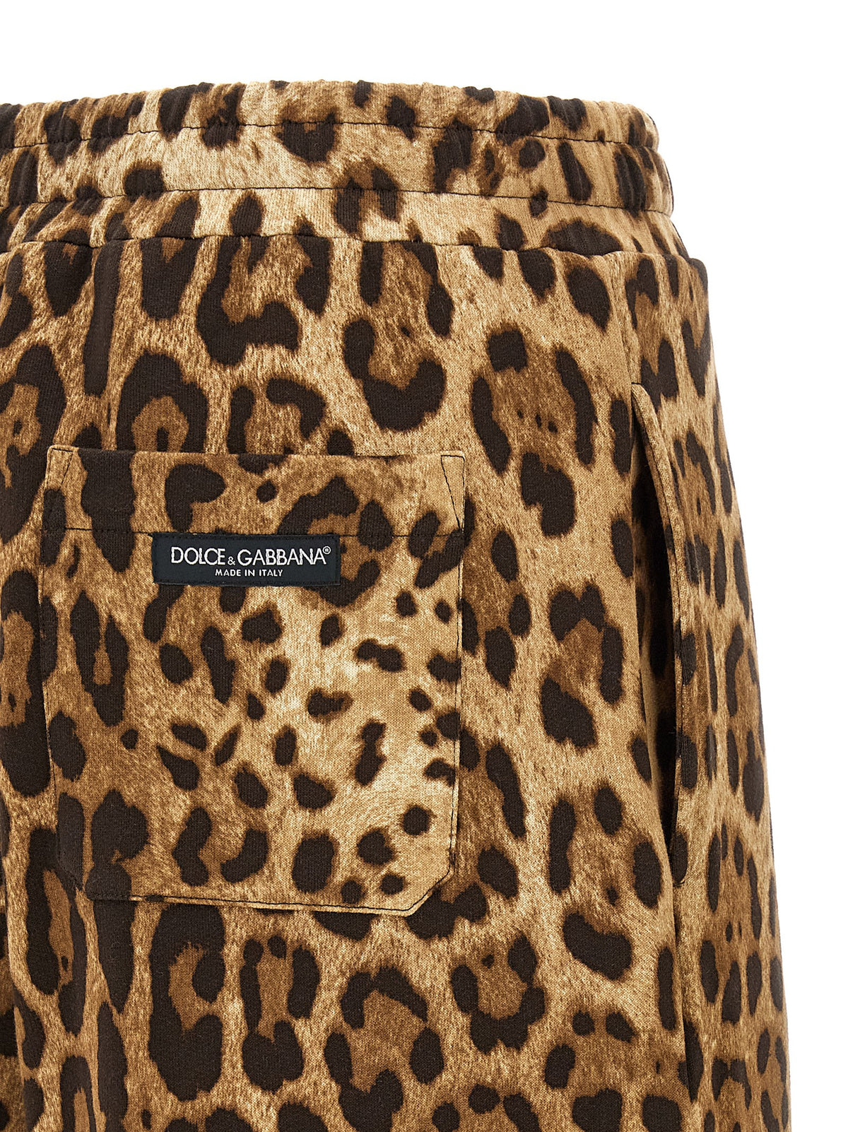 Dolce & Gabbana Braune Baumwoll Freizeithose