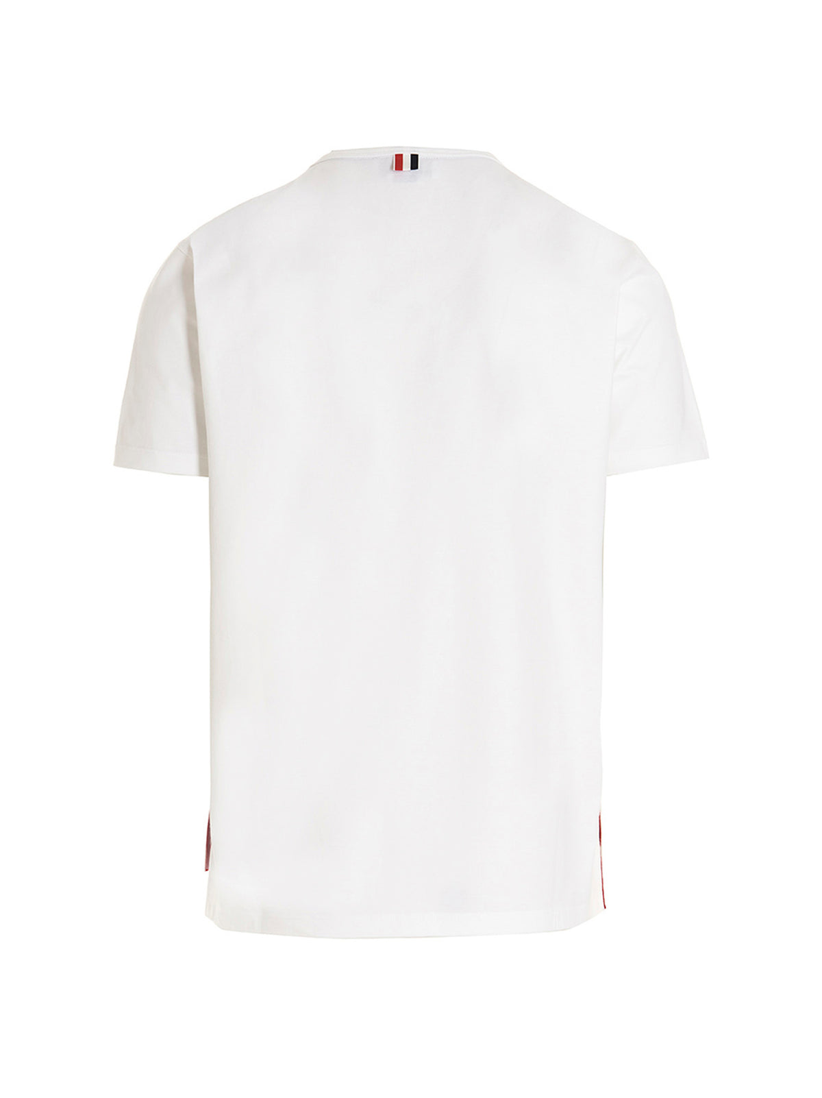 Thom Browne Weißes Baumwoll-T-Shirt