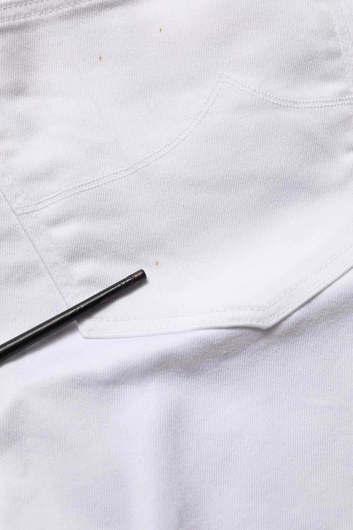Jacob Cohen White Skinny Fit Mid Waist Jeans für Herren