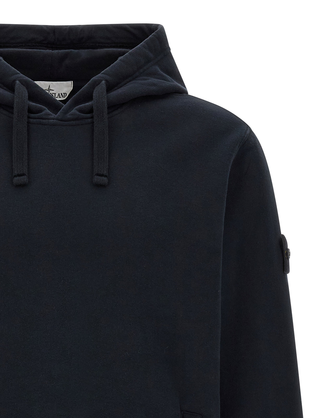 Stone Island Blaues Baumwoll-Sweatshirt