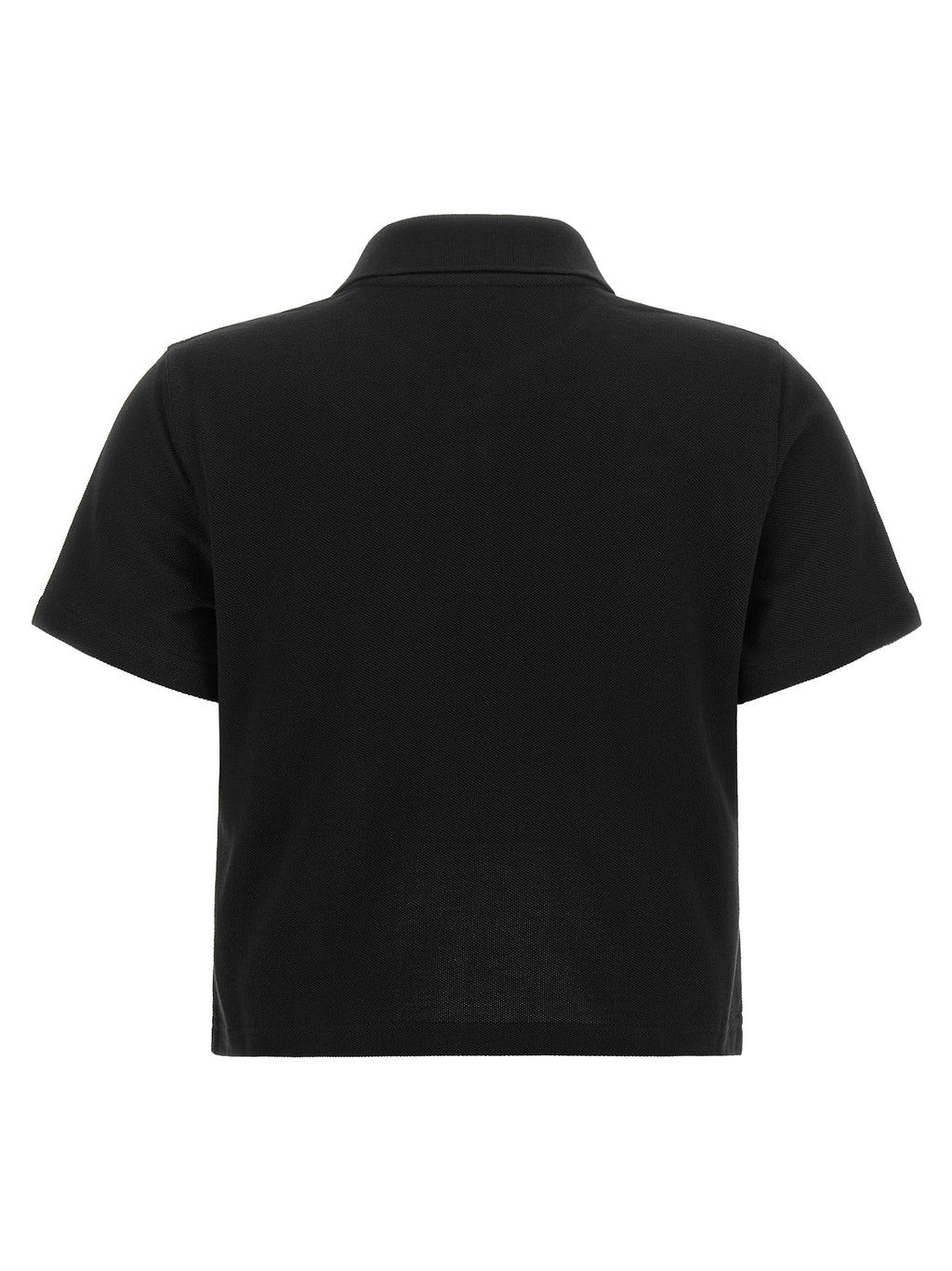 Saint Laurent Schwarzes Baumwoll-Polohemd
