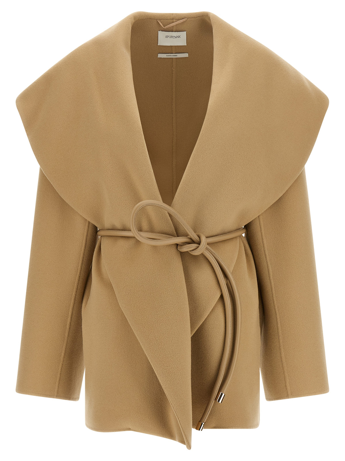 Sportmax Beige Wollmantel