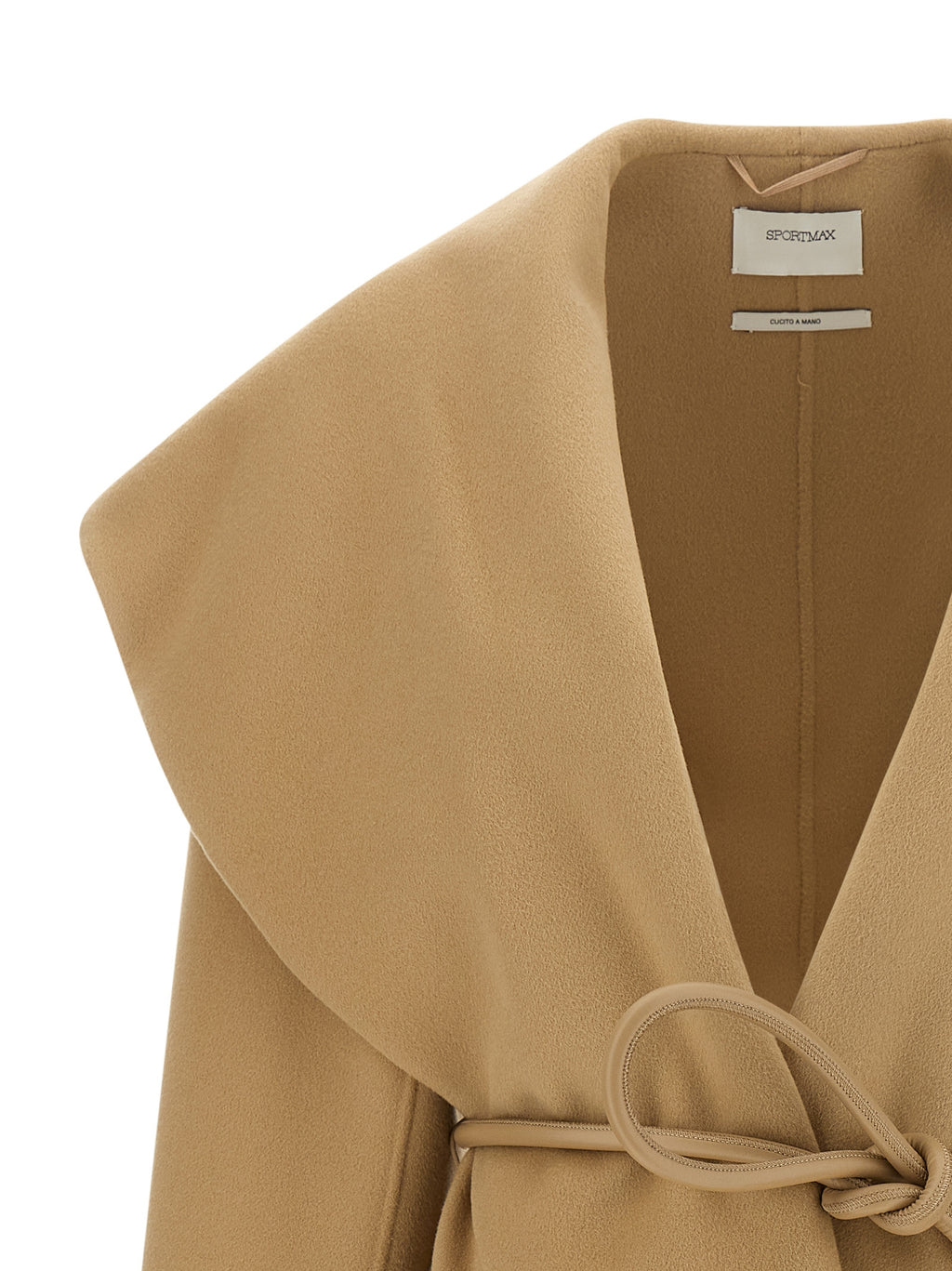 Sportmax Beige Wollmantel