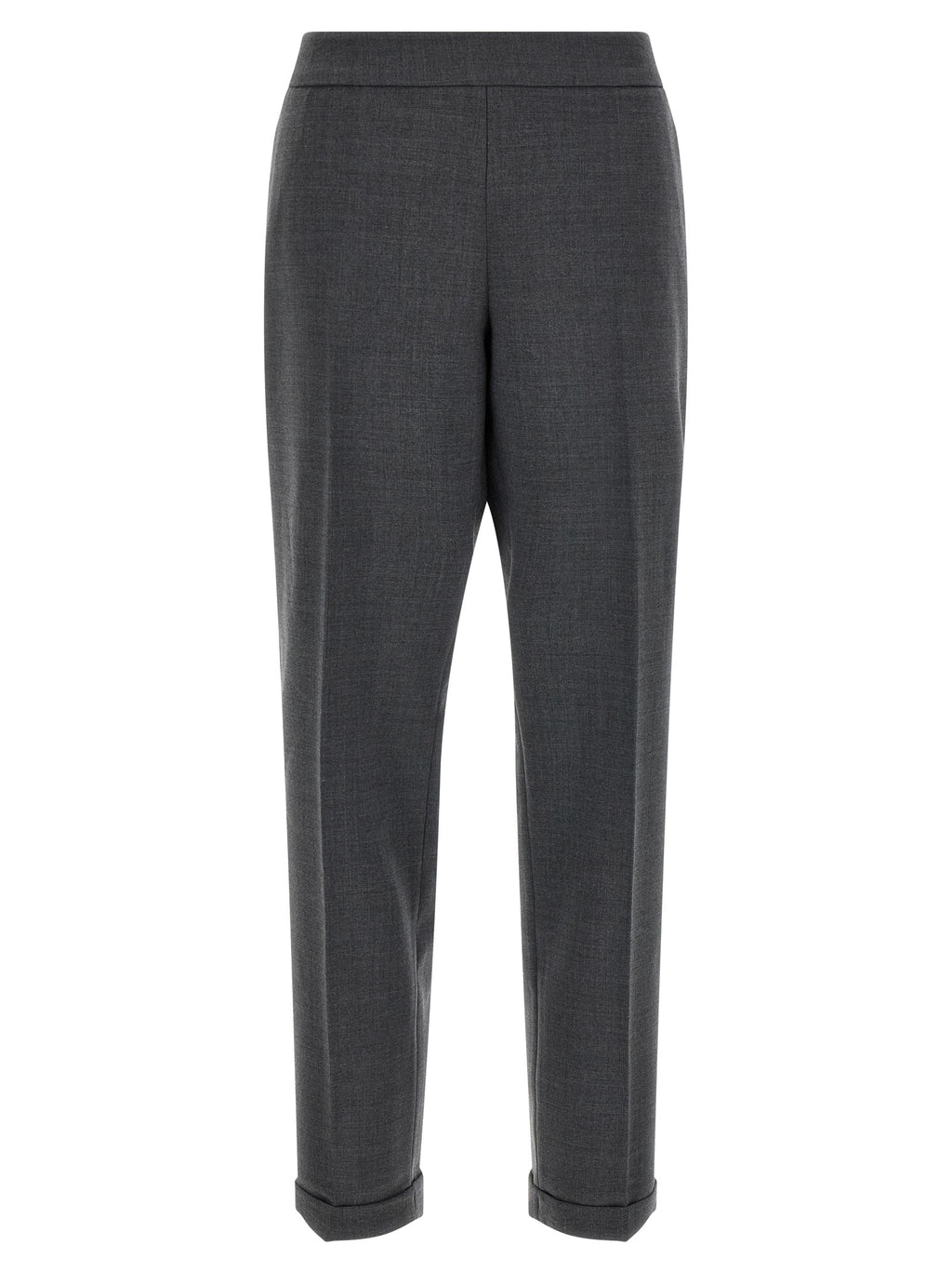 Alberto Biani Grau Polyester Cropped Pants