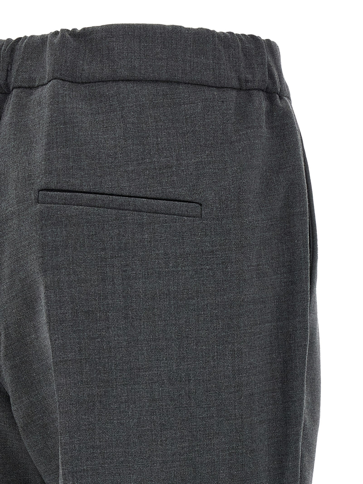 Alberto Biani Grau Polyester Cropped Pants