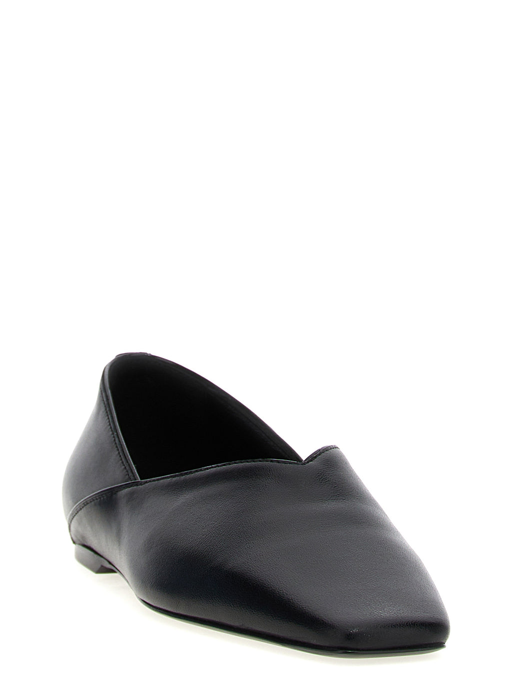 TOTEME Schwarze Ballerinas aus Kalbsleder