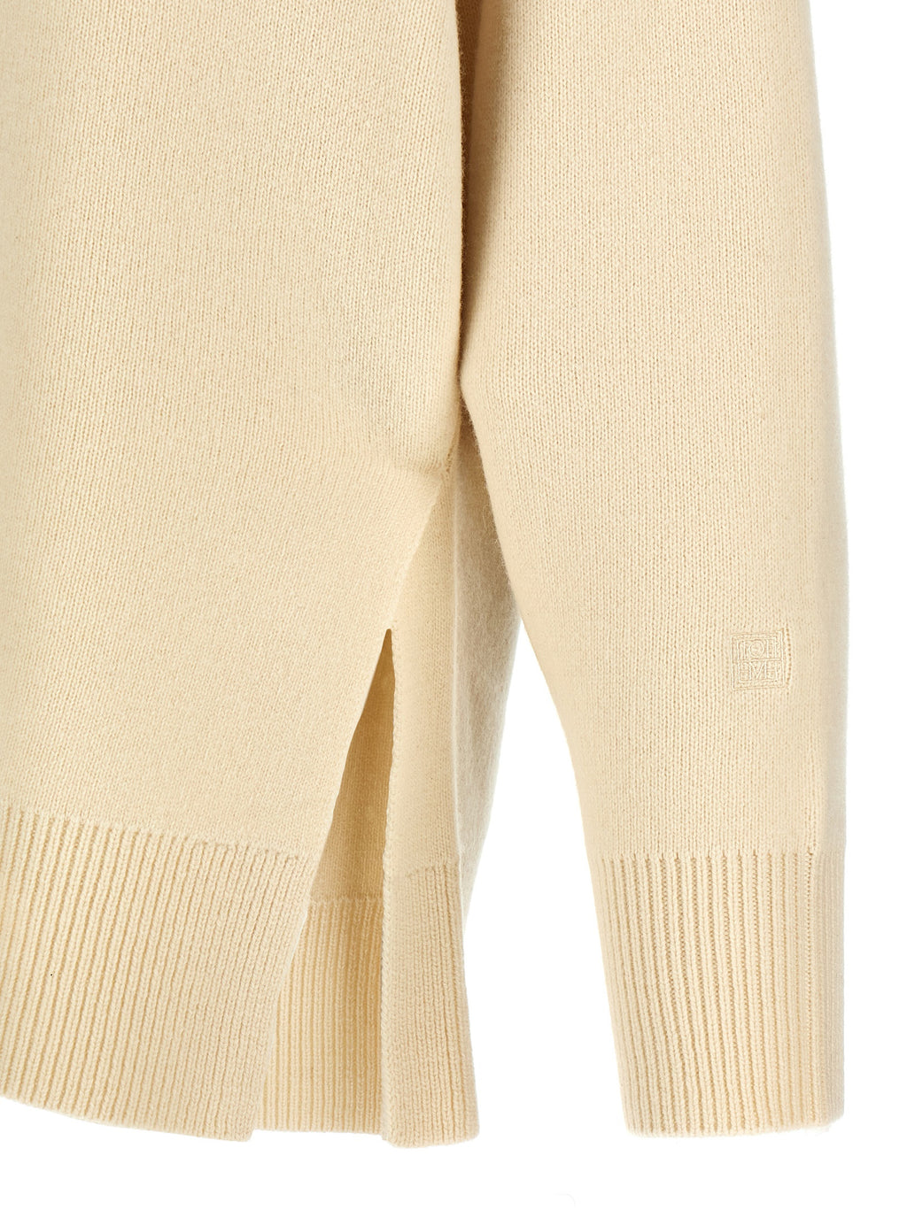 TOTEME Cardigan aus weißer Wolle