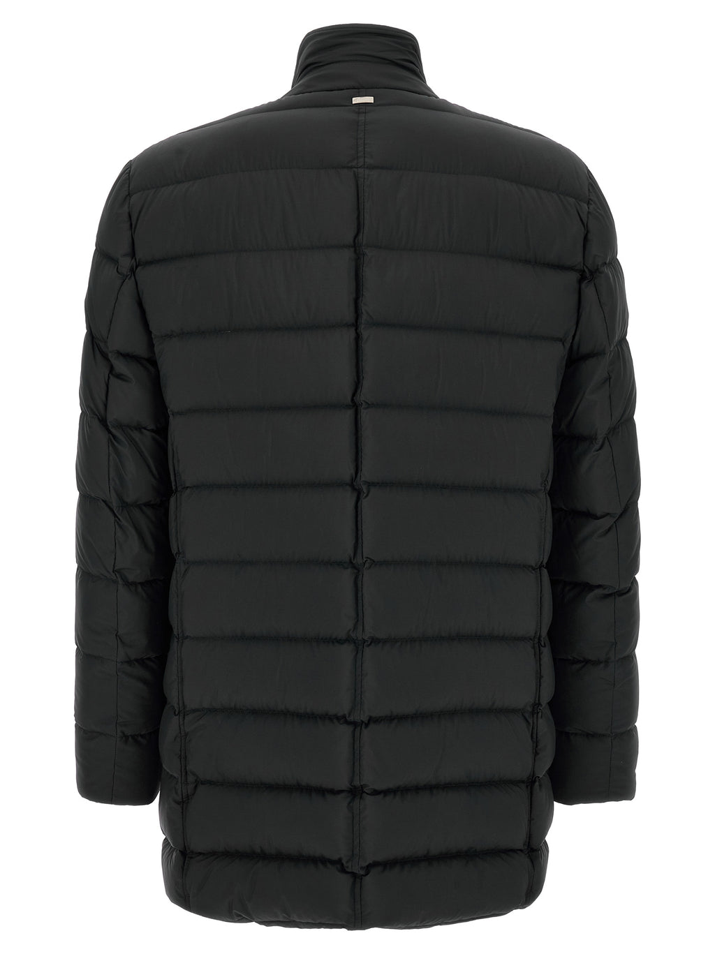 Herno Schwarze Polyamid-Jacke in voller Länge