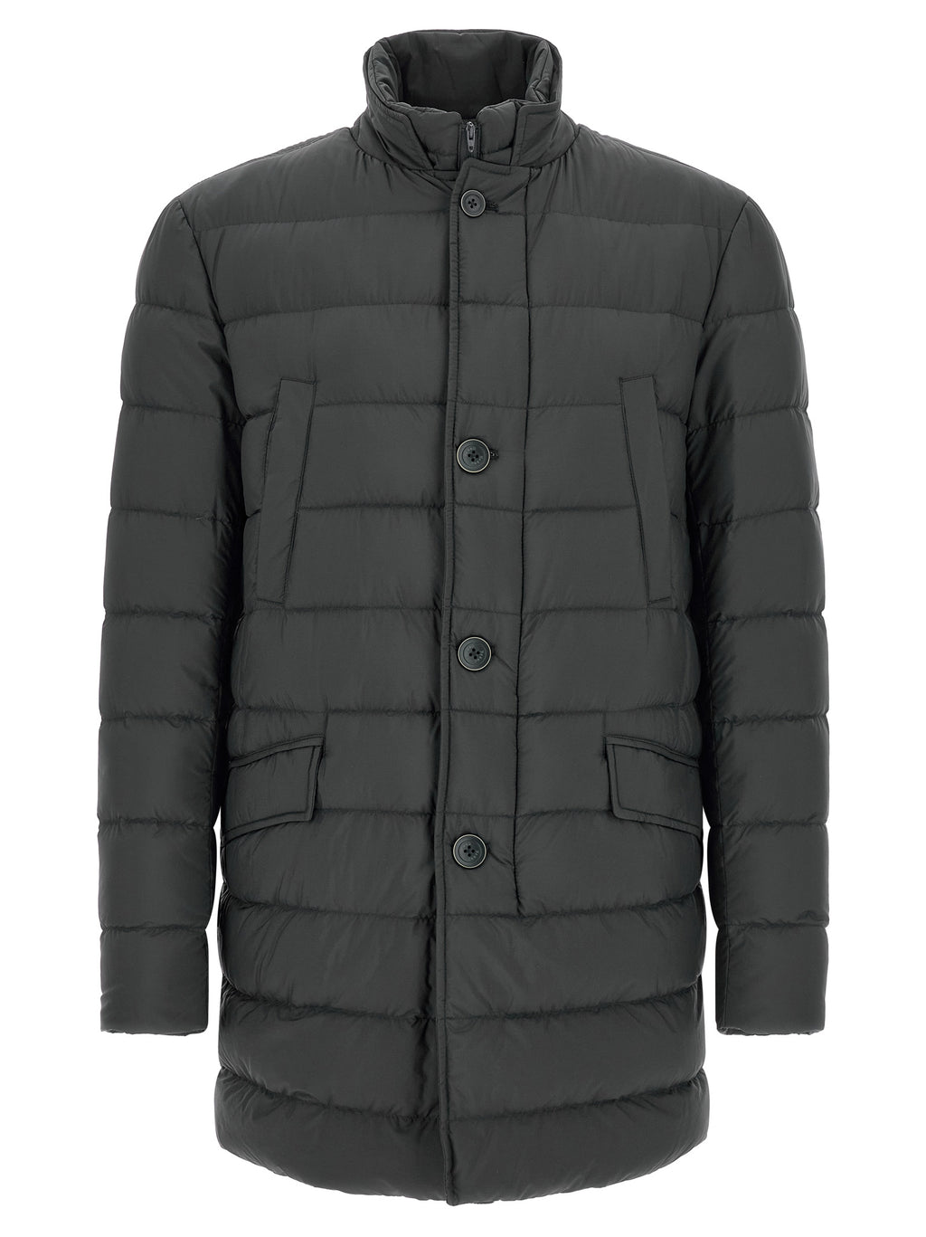 Herno Gray Polyamide Coat
