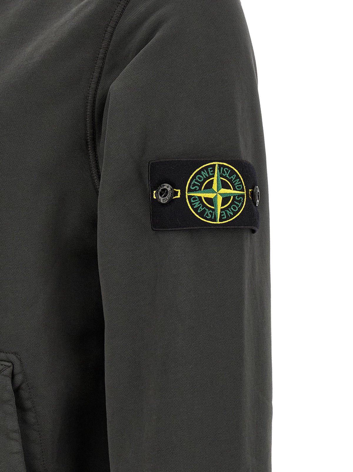 Stone Island Grau Baumwoll-Sweatshirt