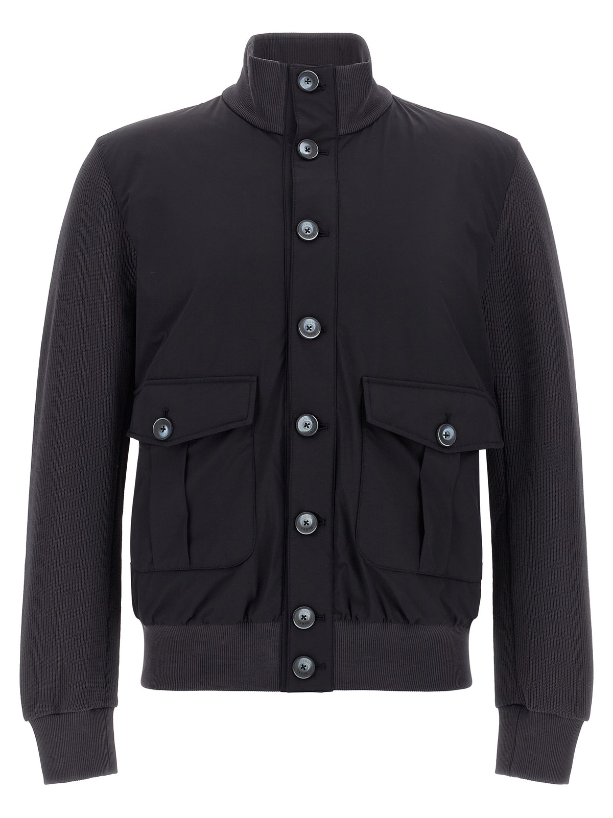 Herno Blaue Baumwolljacke
