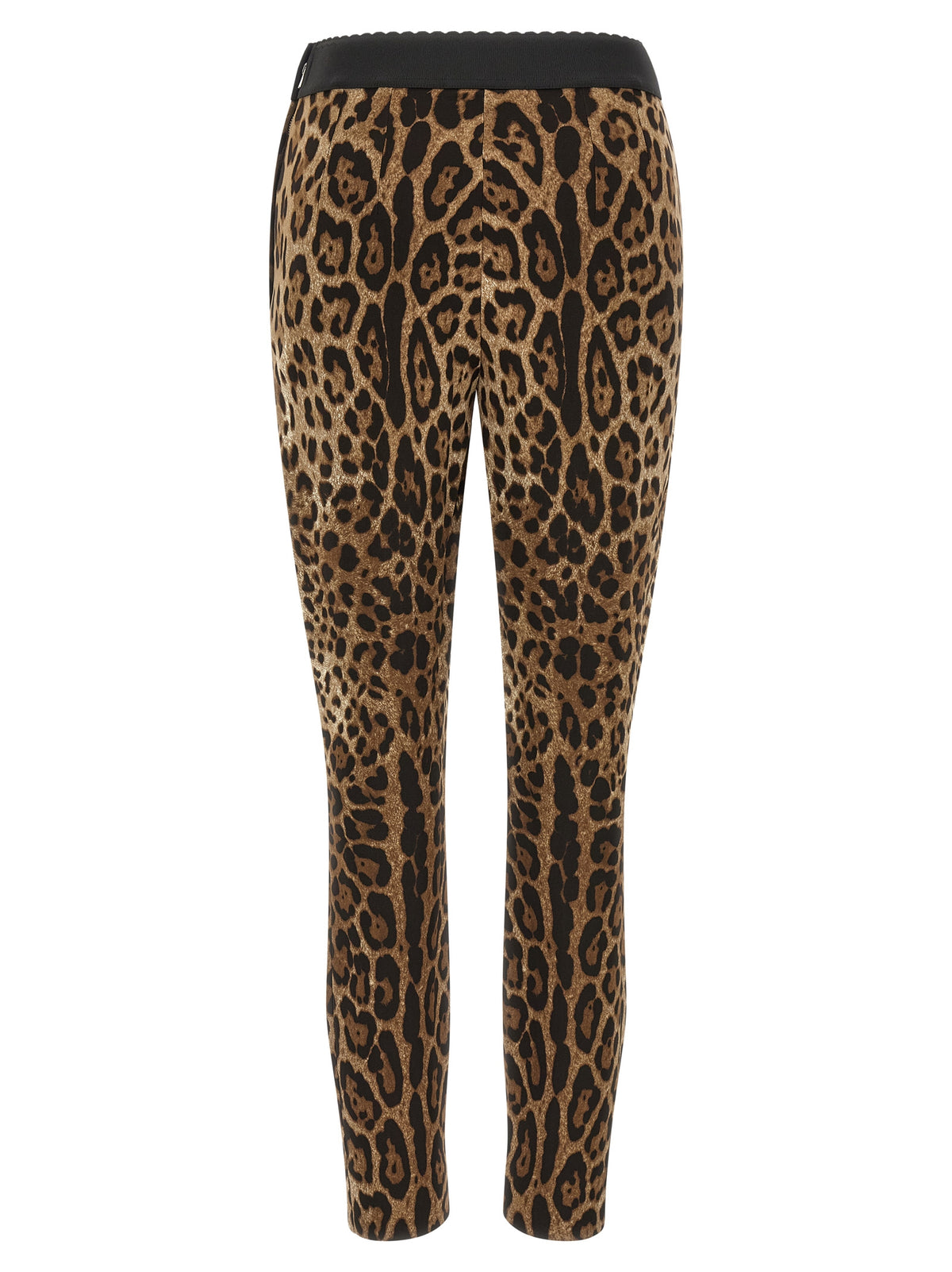 Dolce & Gabbana Braune Viskose-Leggings