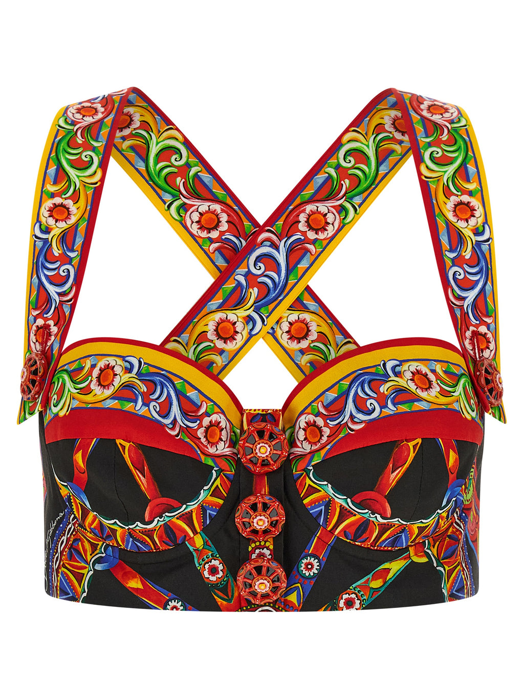 Dolce & Gabbana Bunte Baumwollbluse