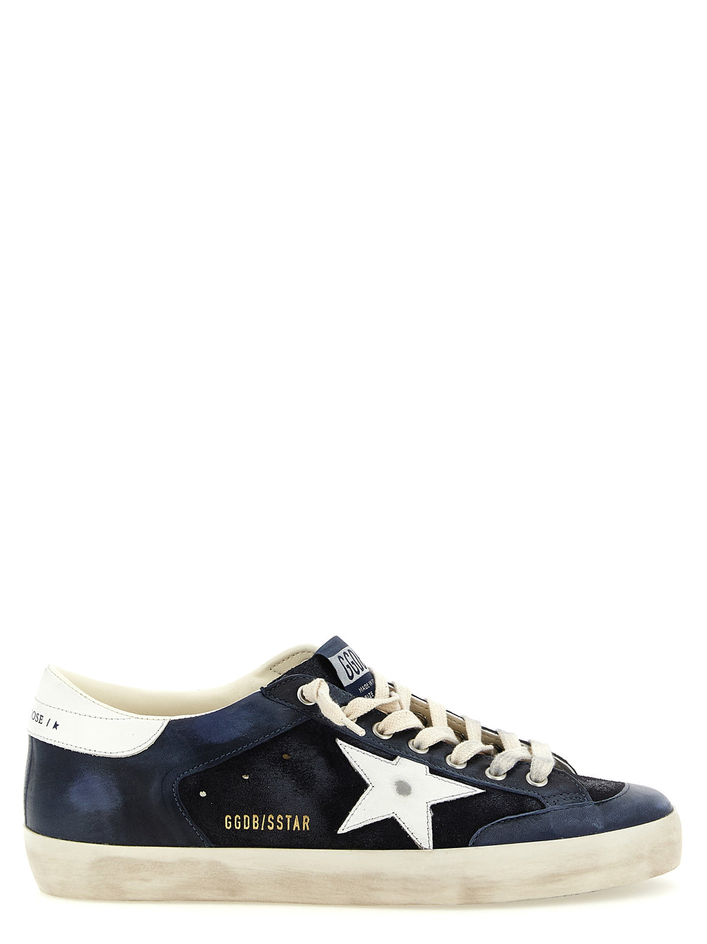 Golden Goose Sneaker aus blauem Rindsleder (Low Top)