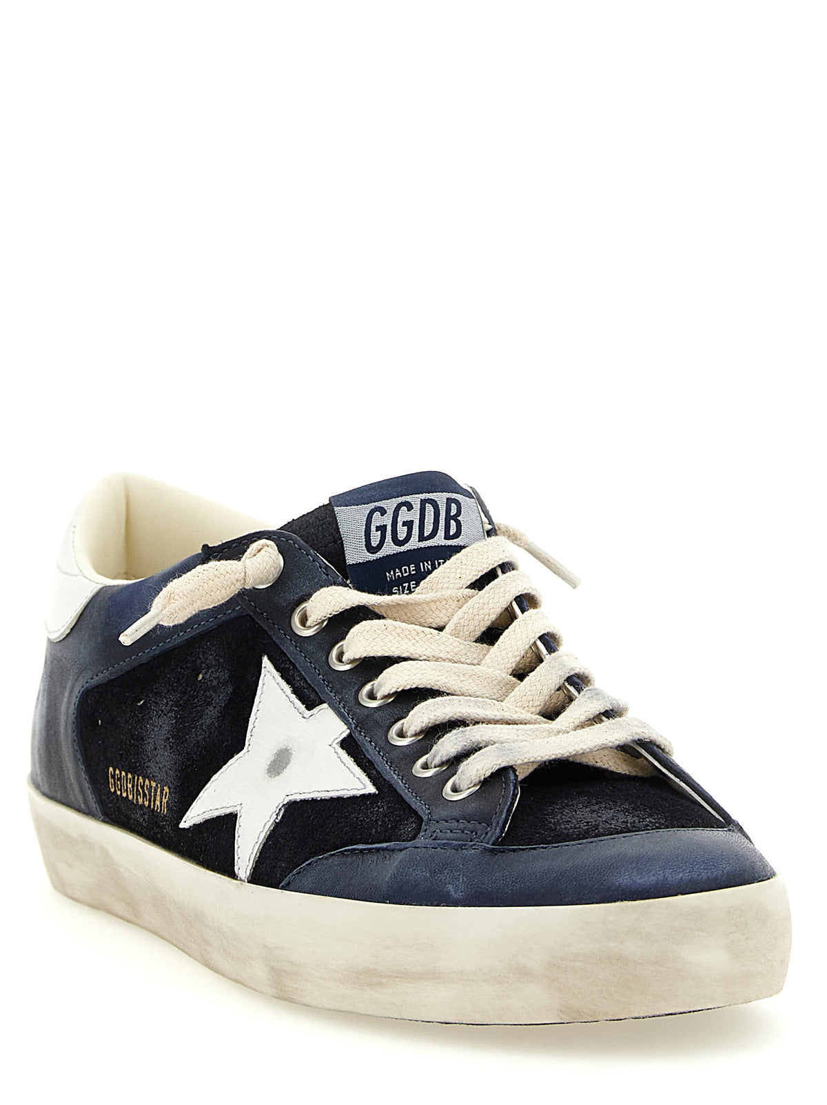 Golden Goose Sneaker aus blauem Rindsleder (Low Top)