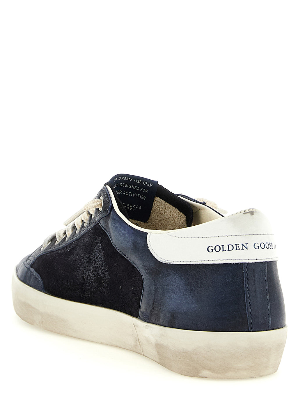 Golden Goose Sneaker aus blauem Rindsleder (Low Top)