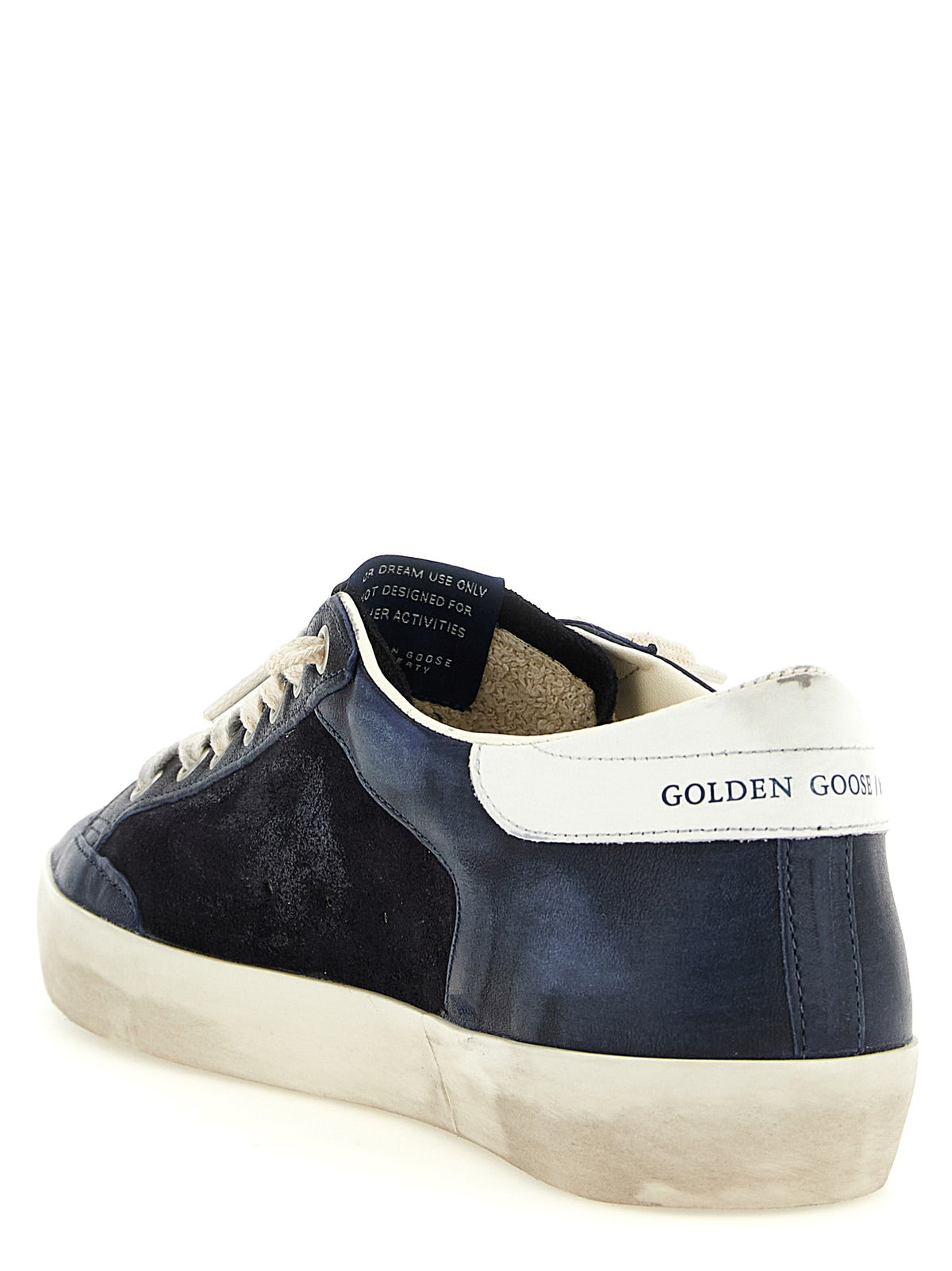 Golden Goose Sneaker aus blauem Rindsleder (Low Top)