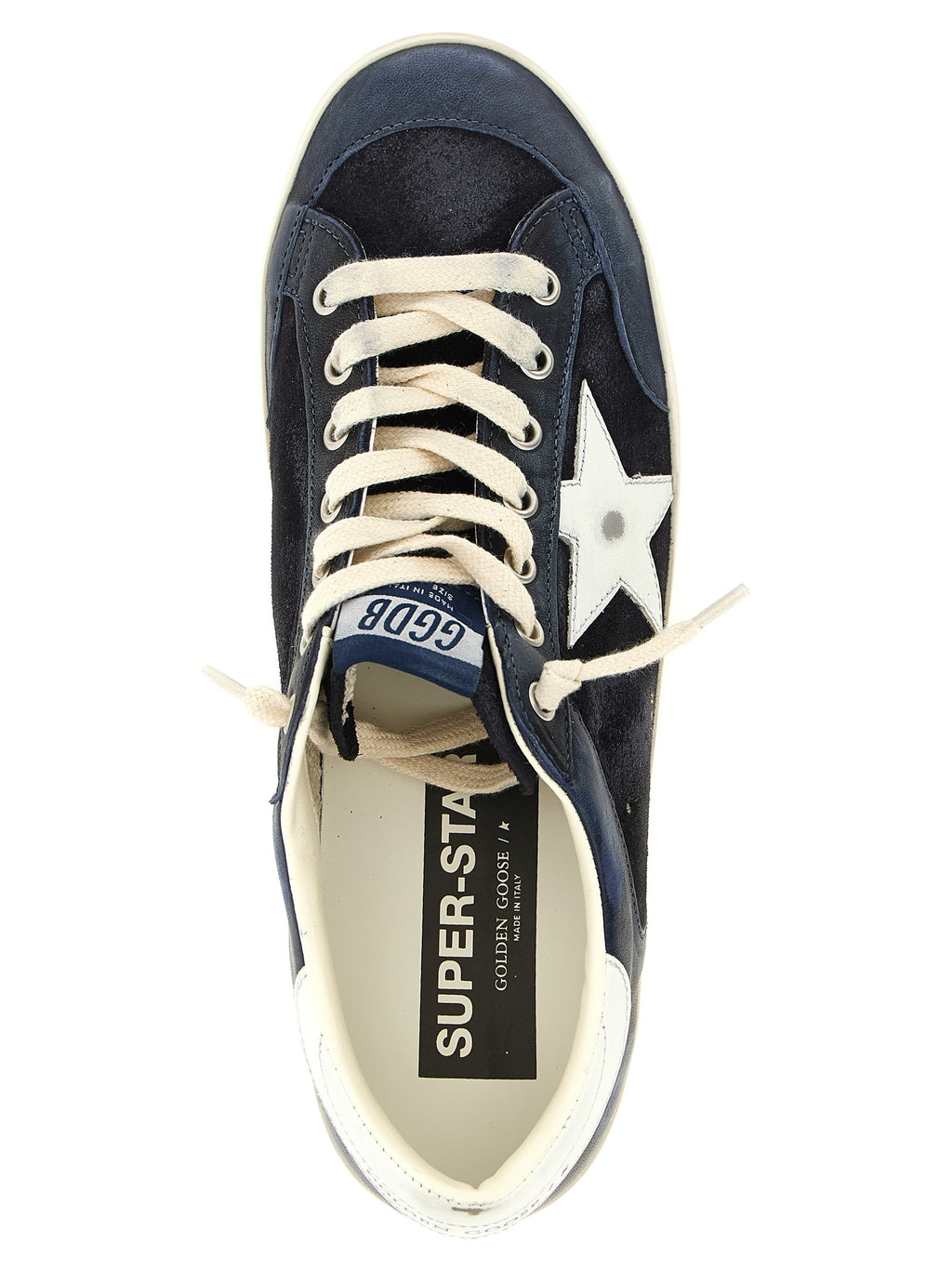 Golden Goose Sneaker aus blauem Rindsleder (Low Top)