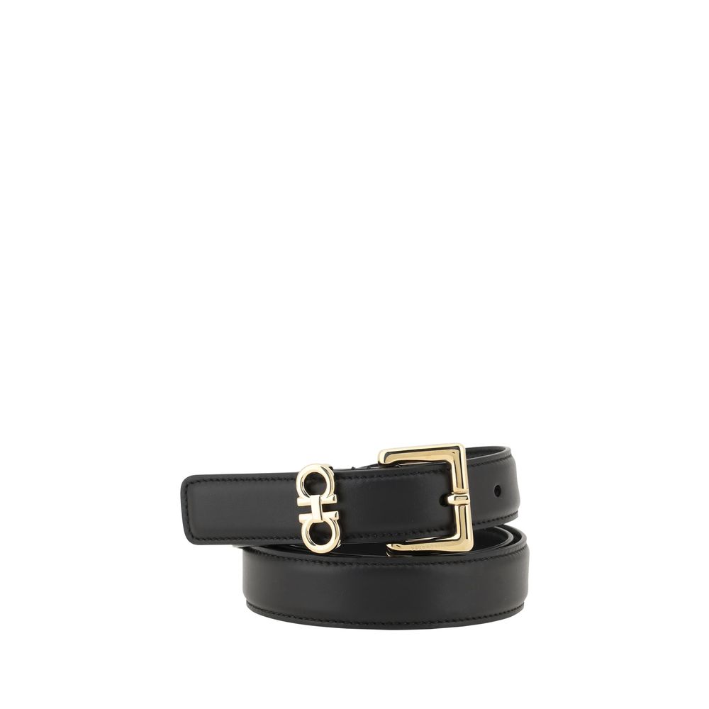 Ferragamo Gürtel aus schwarzem Kalbsleder