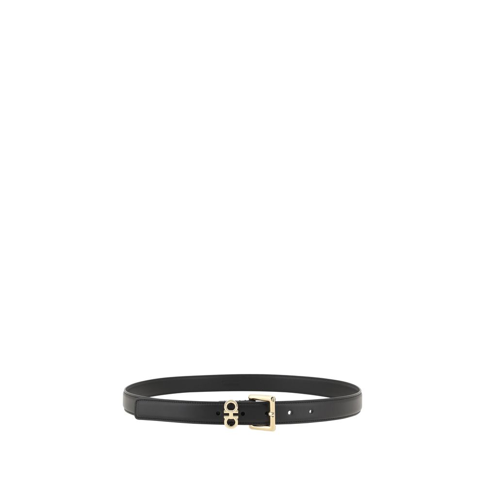 Ferragamo Gürtel aus schwarzem Kalbsleder