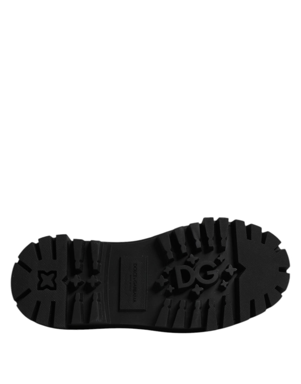 Dolce & Gabbana Schwarze Hi-Trekking Derby-Schuhe aus Leder