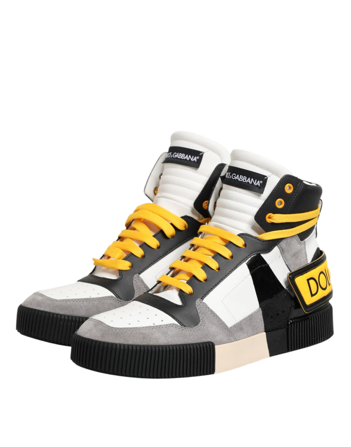 Dolce & Gabbana Mehrfarbige Wadenhohe Sneaker-Schuhe