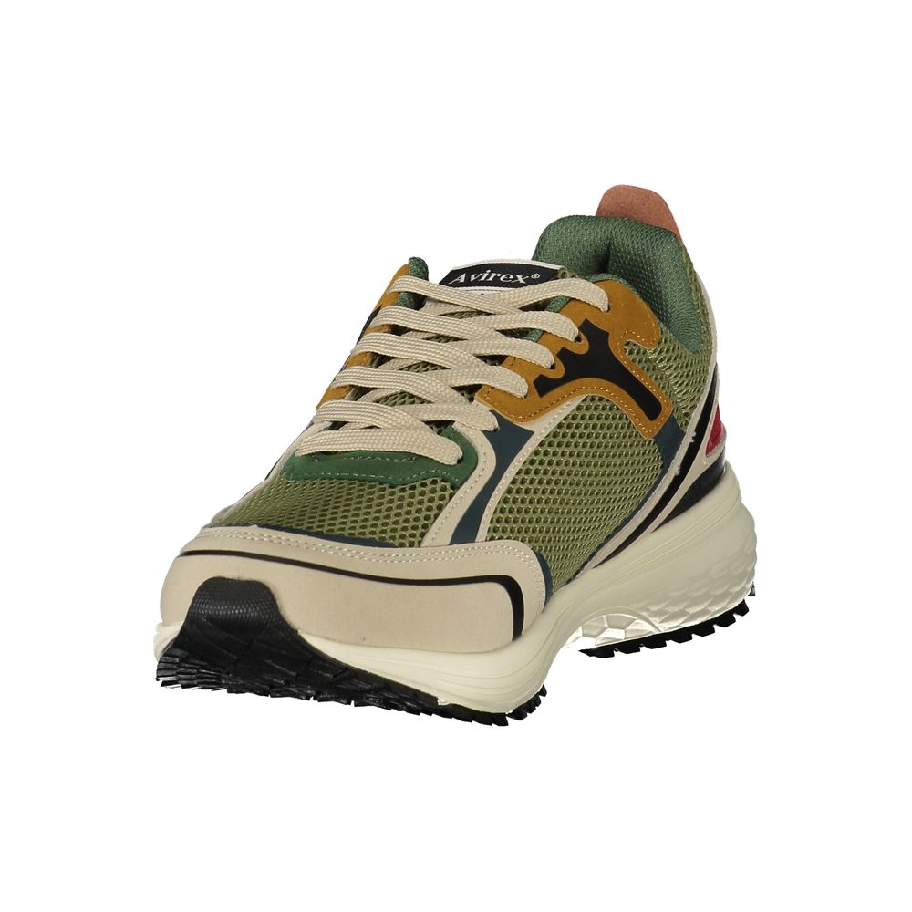 Avirex Verde Herren-Sneaker aus Polyurethan