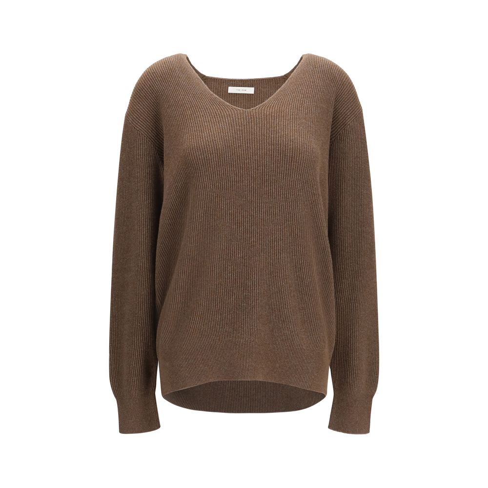 The Row Braunes Baumwoll-Sweatshirt