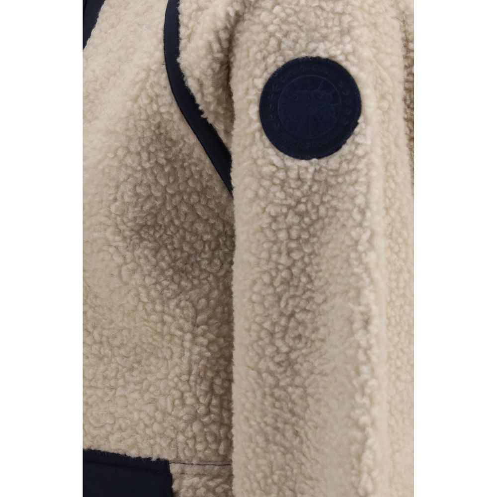 Canada Goose Beige Woll-Oves-Aries-Shell-Jacke