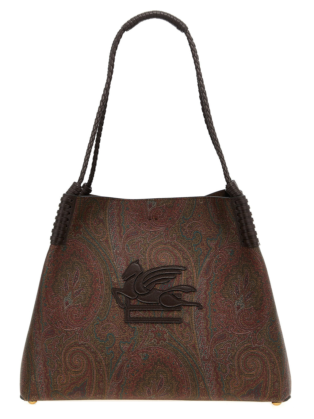 Etro Baumwoll-Einkaufstasche, Braun