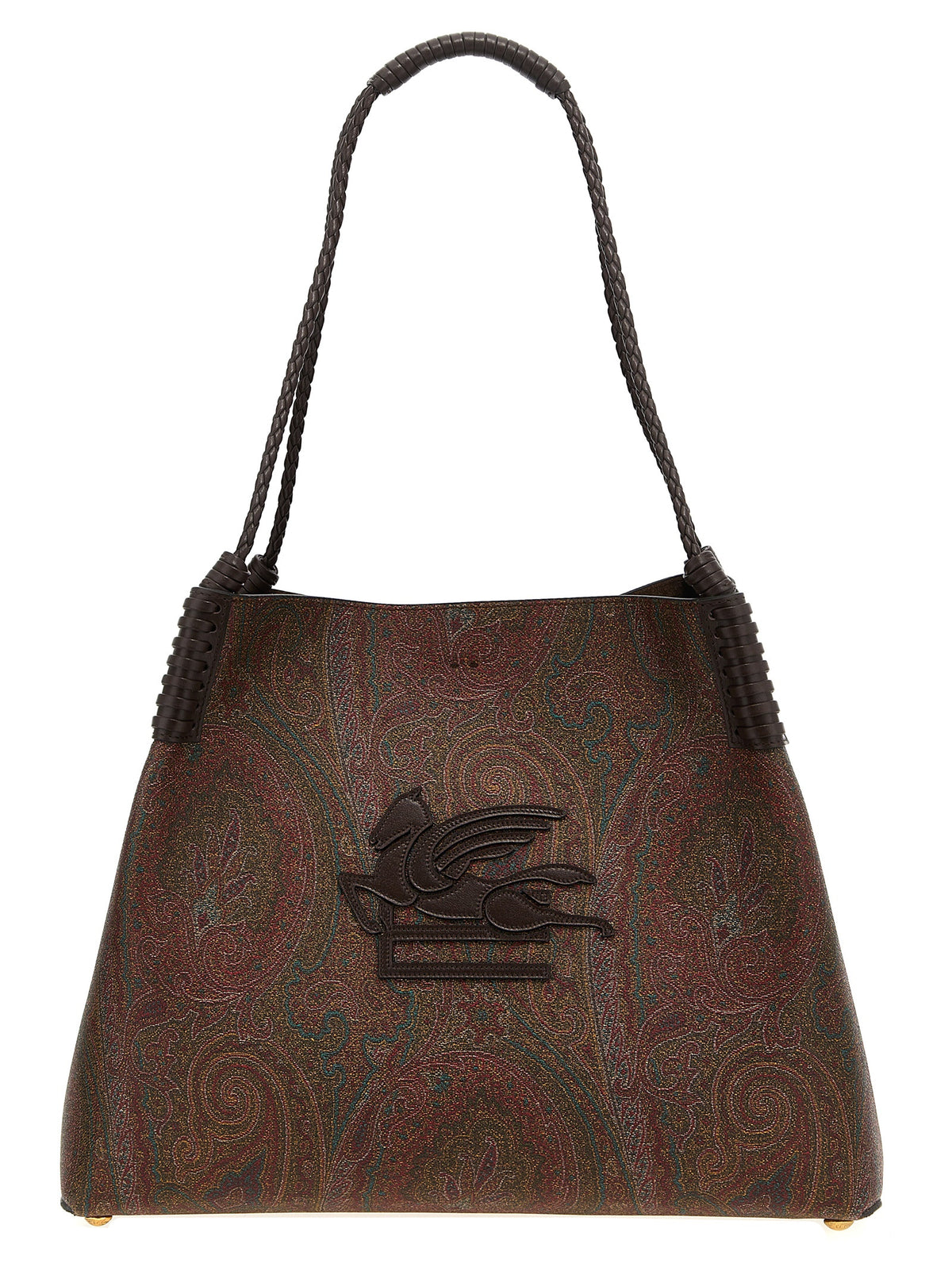 Etro Baumwoll-Einkaufstasche, Braun