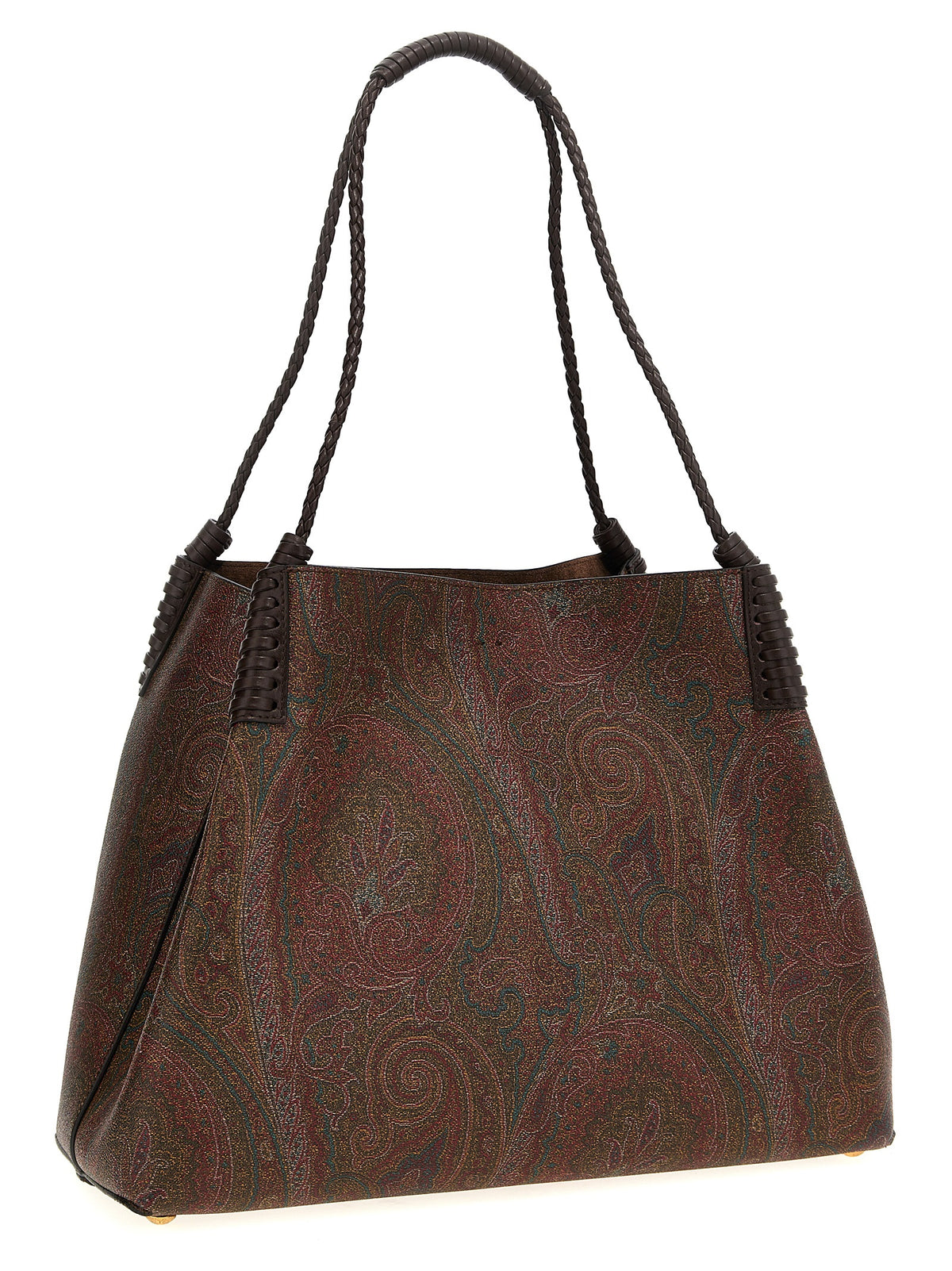 Etro Baumwoll-Einkaufstasche, Braun
