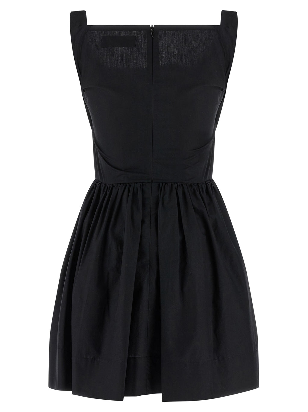 Vivienne Westwood Schwarzes kurzes Baumwollkleid