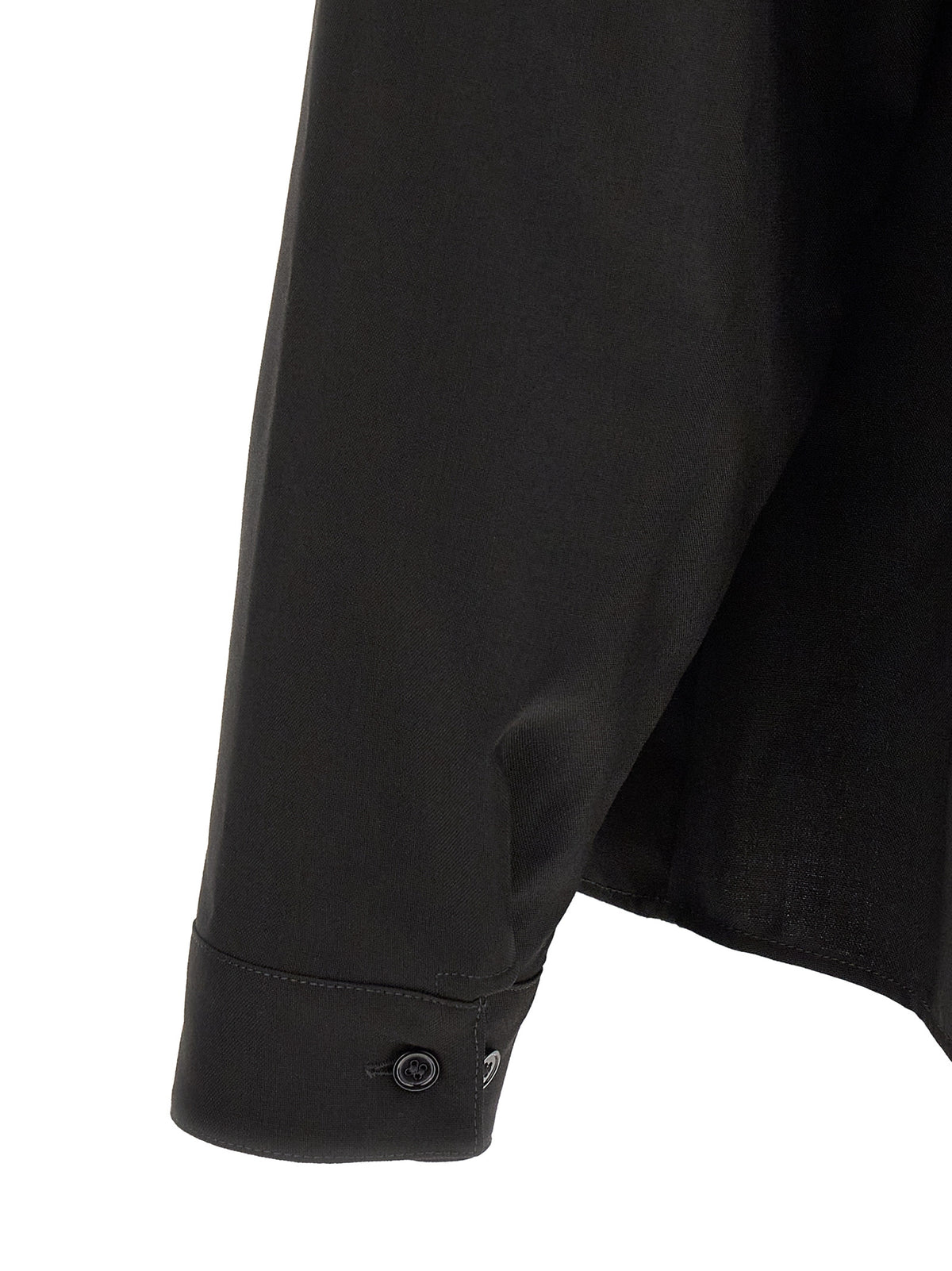 Marni Bluse aus schwarzer Schurwolle