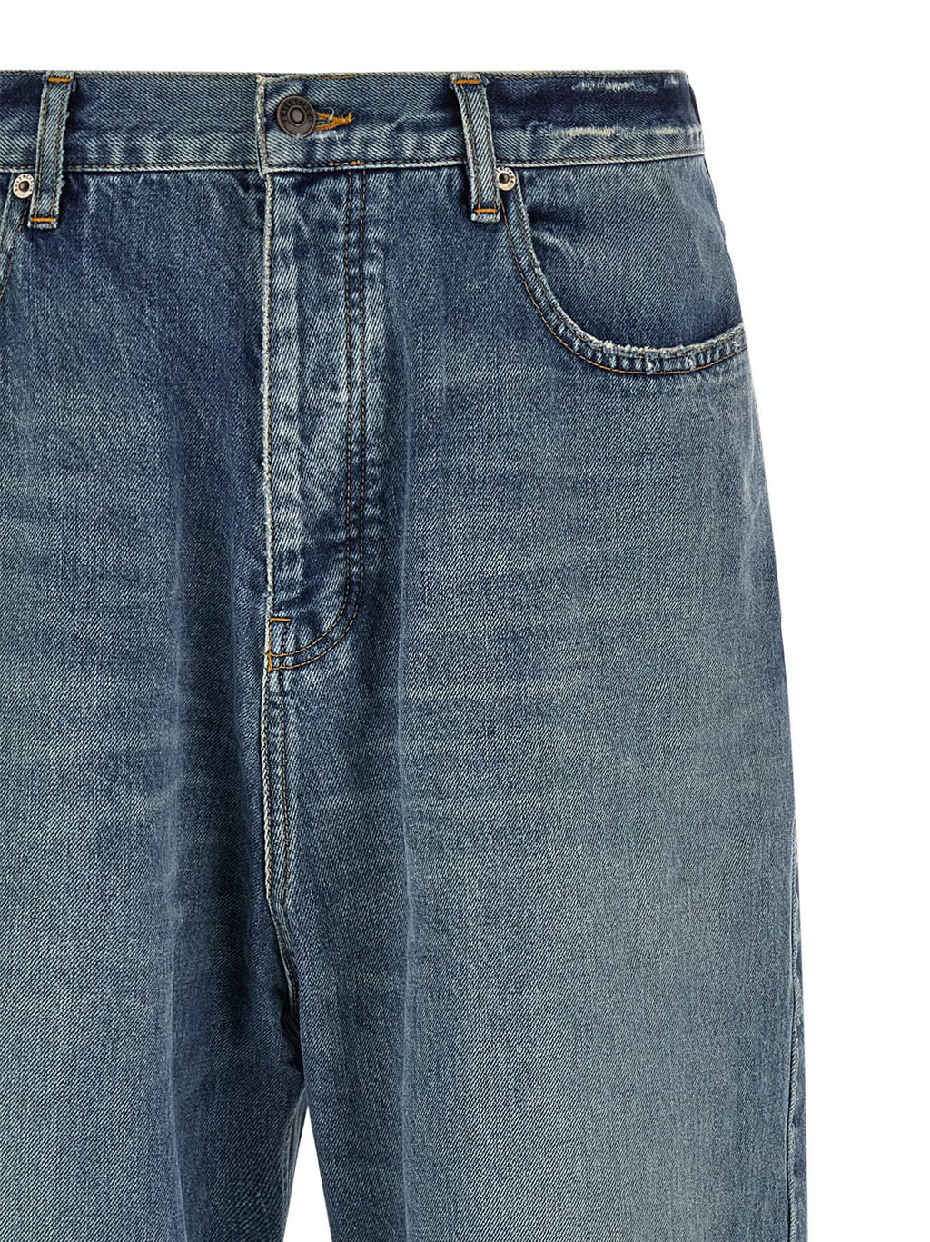 Balenciaga Jeans aus blauer Baumwolle mit Relaxed Fit