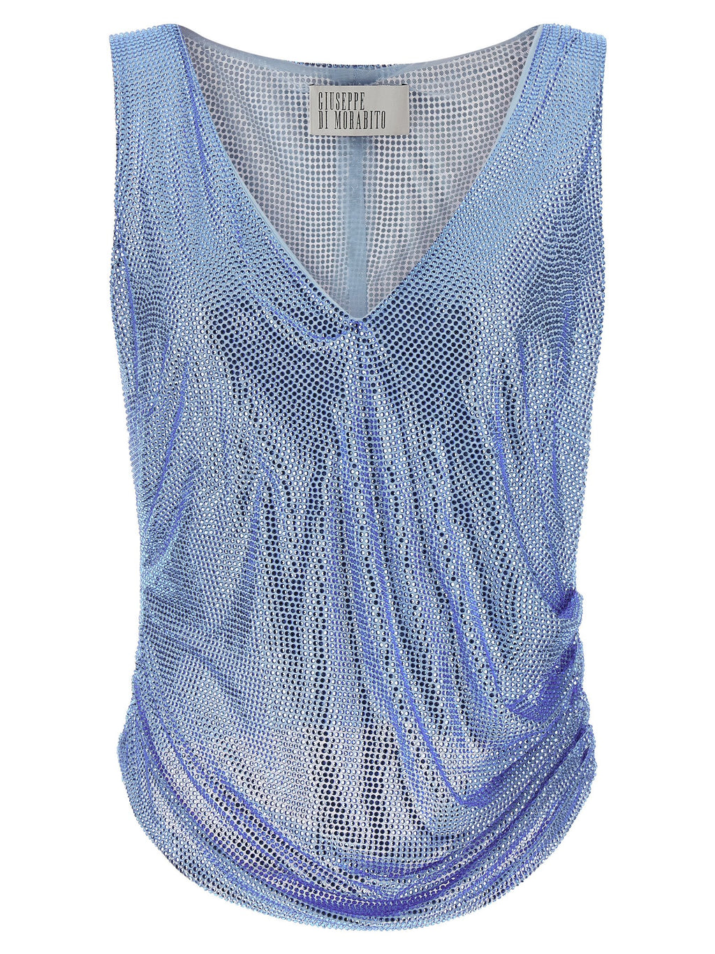 Giuseppe Di Morabito Blaue Polyamid-Tanktops