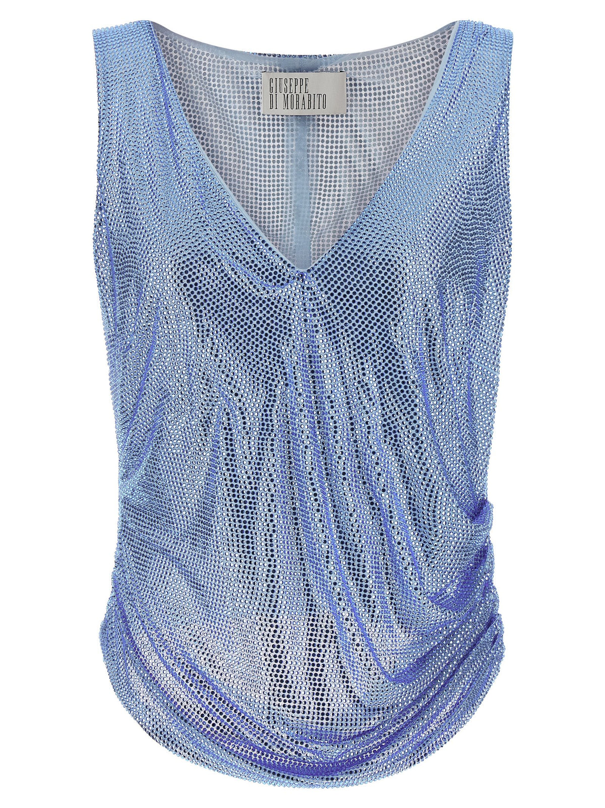 Giuseppe Di Morabito Blaue Polyamid-Tanktops