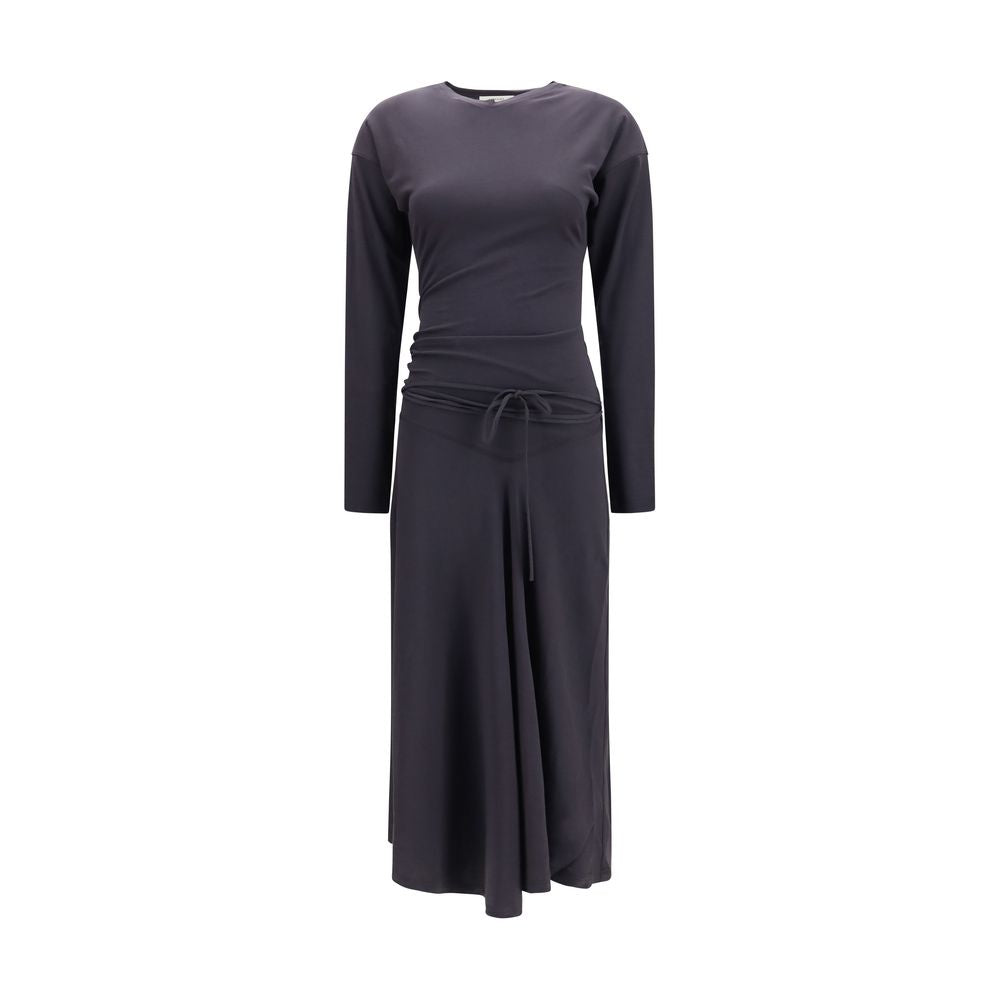 Lemaire Legeres Baumwollkleid in Grau