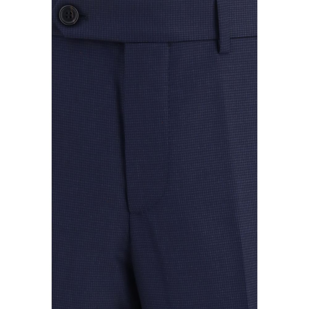 Brunello Cucinelli Blaue Wollhose Oves Aries