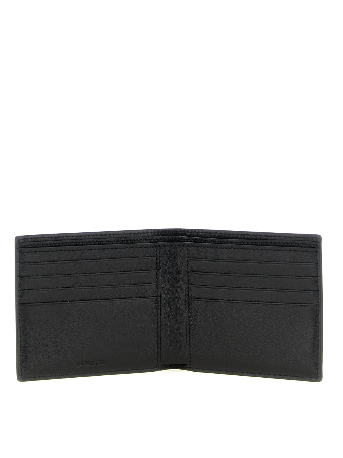 Balenciaga Portemonnaie aus schwarzem Kalbsleder