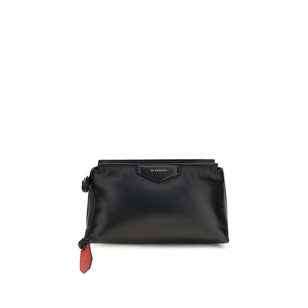 Givenchy Clutch aus schwarzem Lammleder (Ovis Aries)