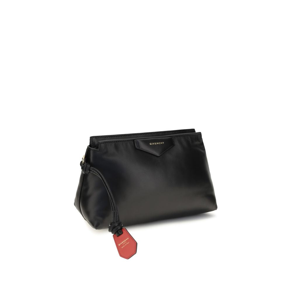Givenchy Clutch aus schwarzem Lammleder (Ovis Aries)