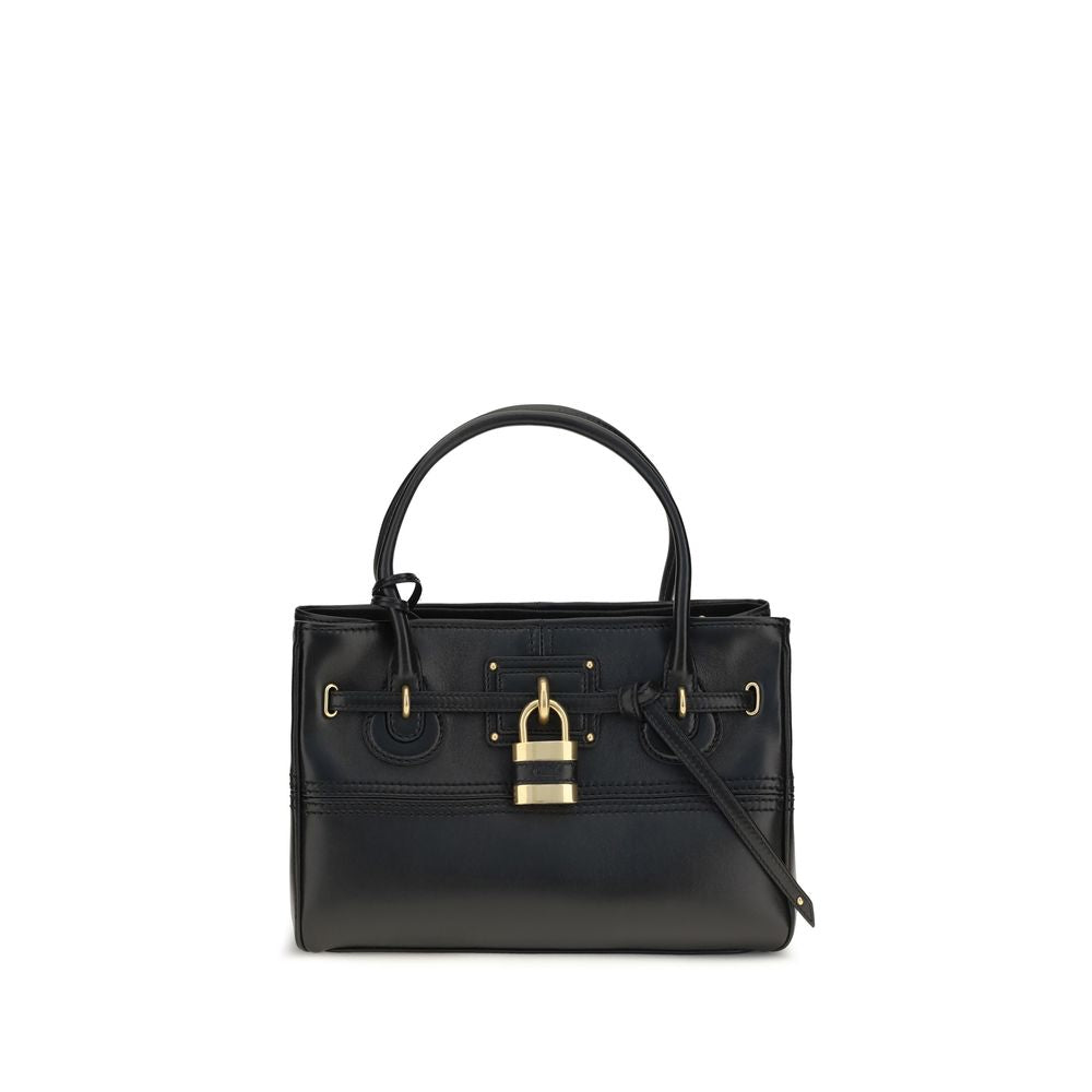 Chloé Black Calf Leather Bos Taurus Handbag