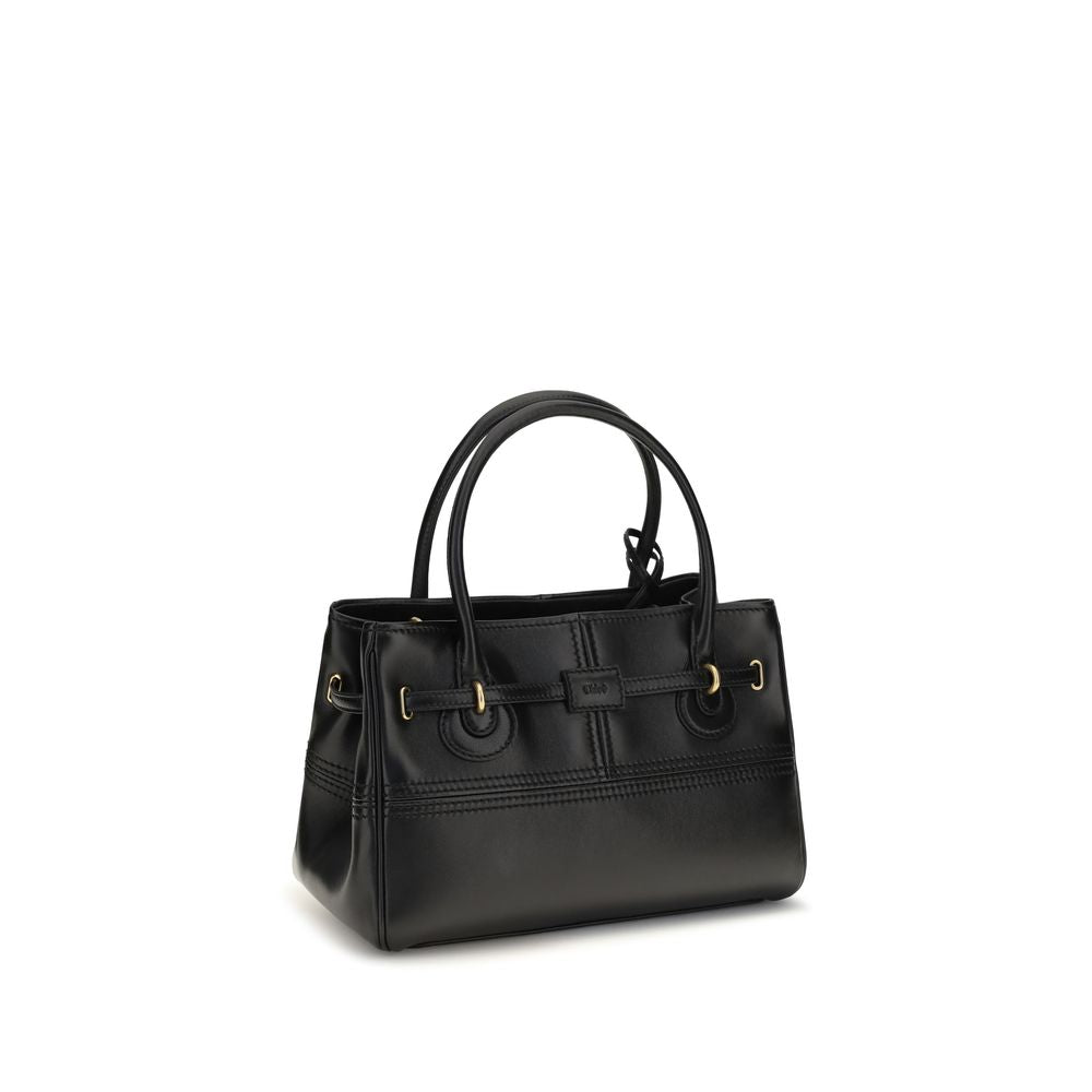 Chloé Black Calf Leather Bos Taurus Handbag
