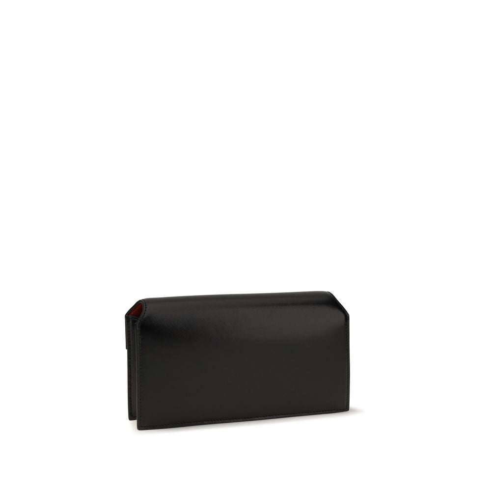 Givenchy Schwarze Kalbsleder Bos Taurus Clutch-Tasche