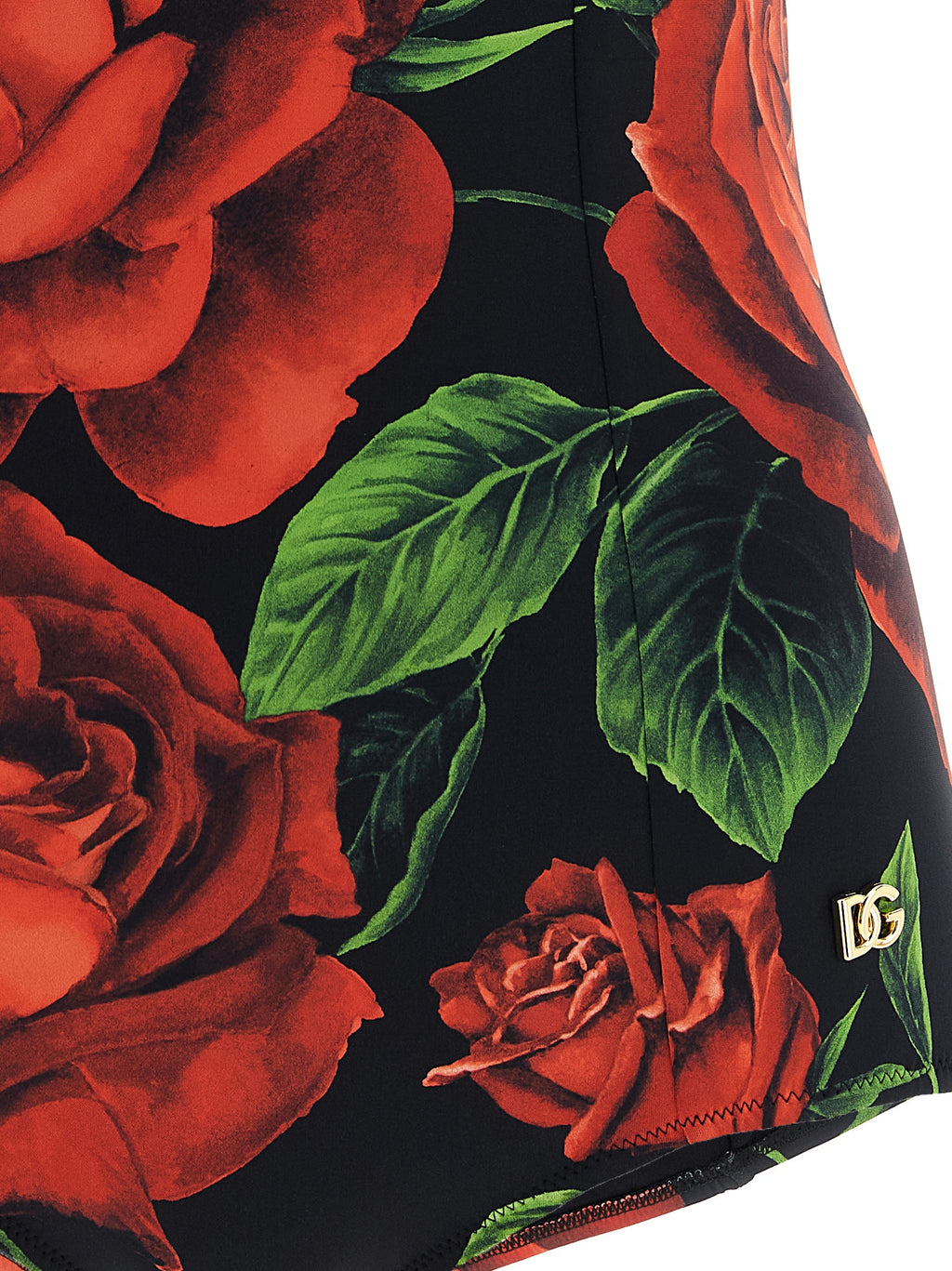 Dolce & Gabbana Mehrfarbiger Polyamid-Badeanzug