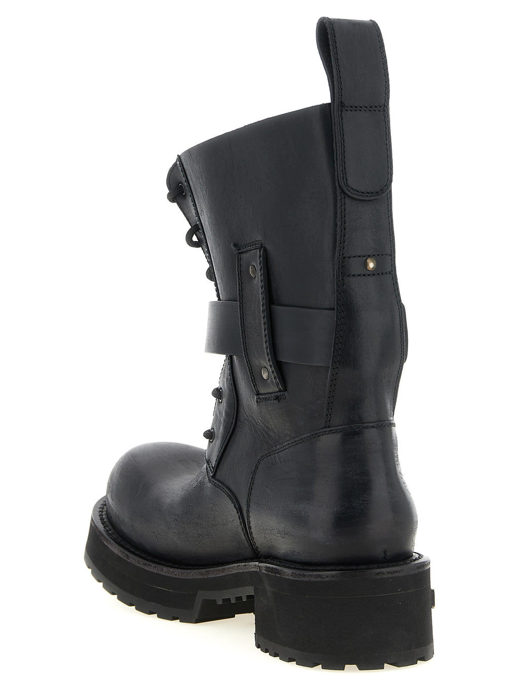 Balenciaga Ankle Boots aus schwarzem Kalbsleder